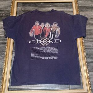 Creed band tour shirt human clay men's XL shirt vintage